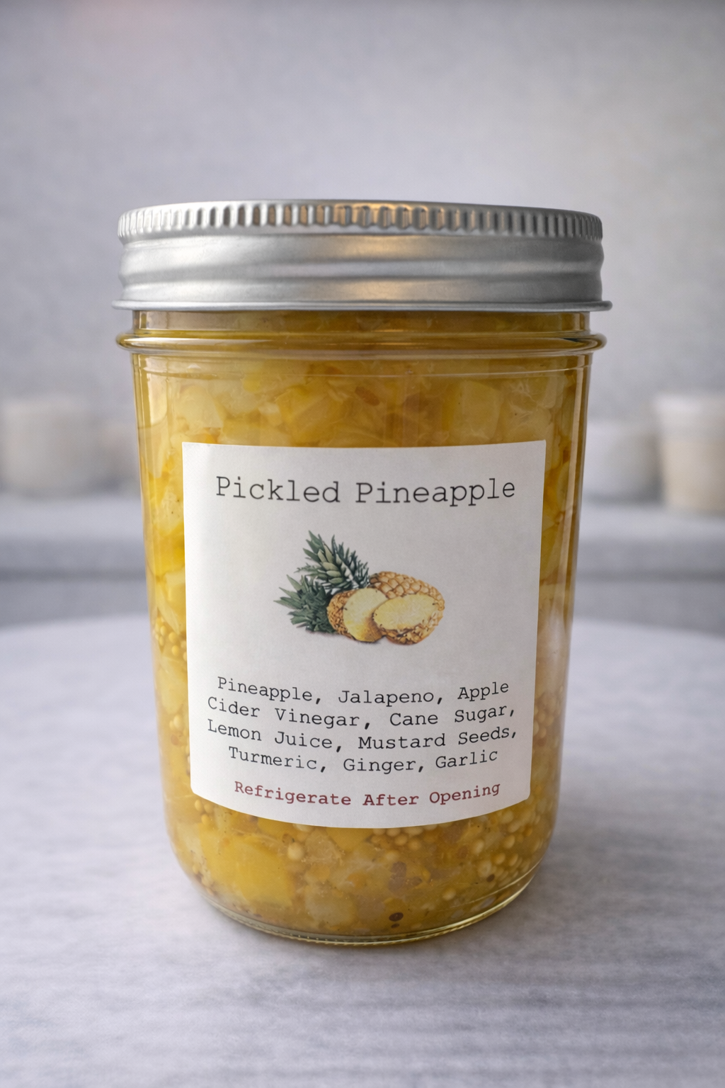 Pickled Pineapple (Spicy)