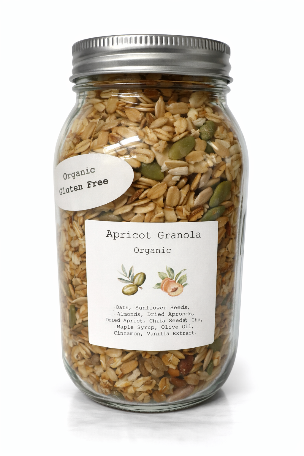 Apricot Granola Jar
