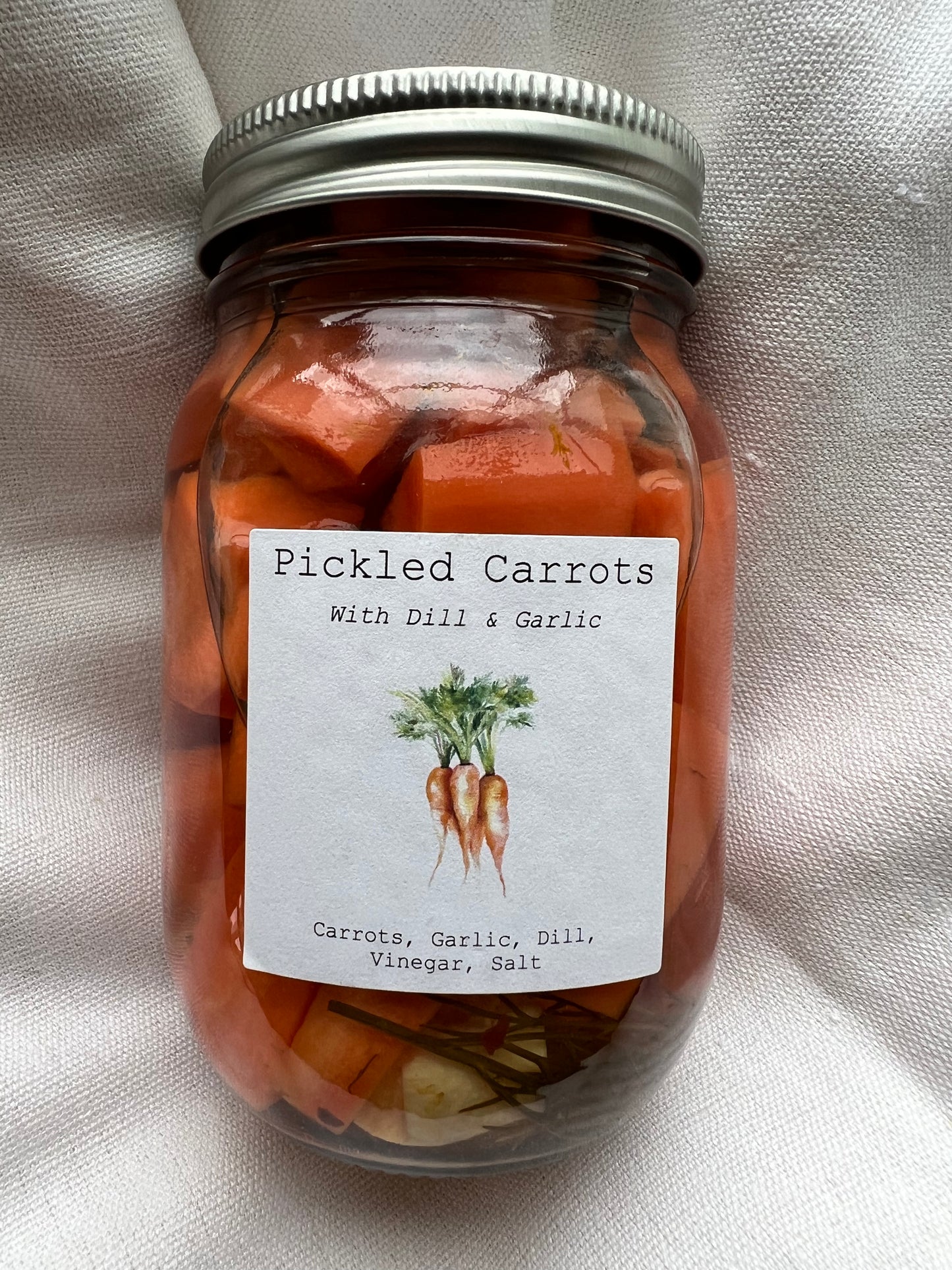 Pickled Carrots with Dill 500ml