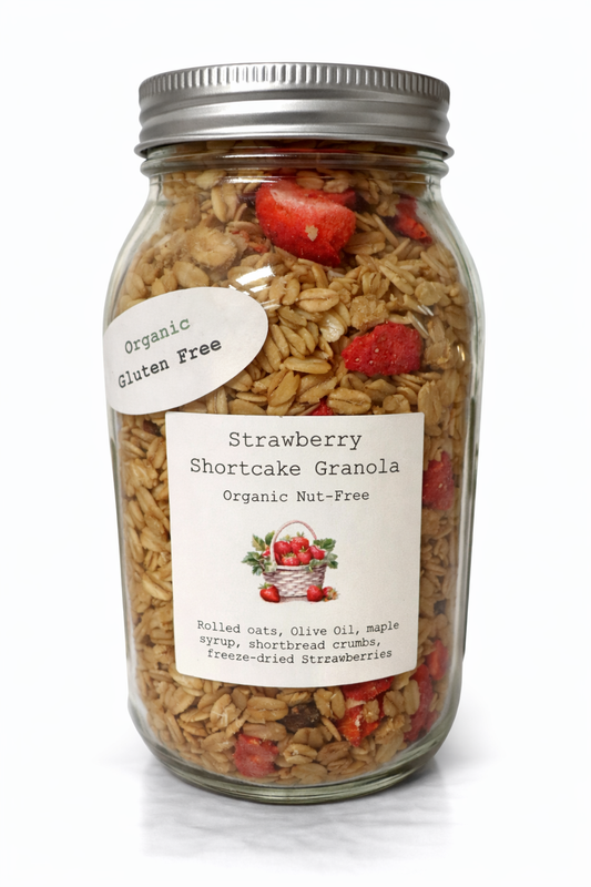 Strawberry Shortcake Granola Jar