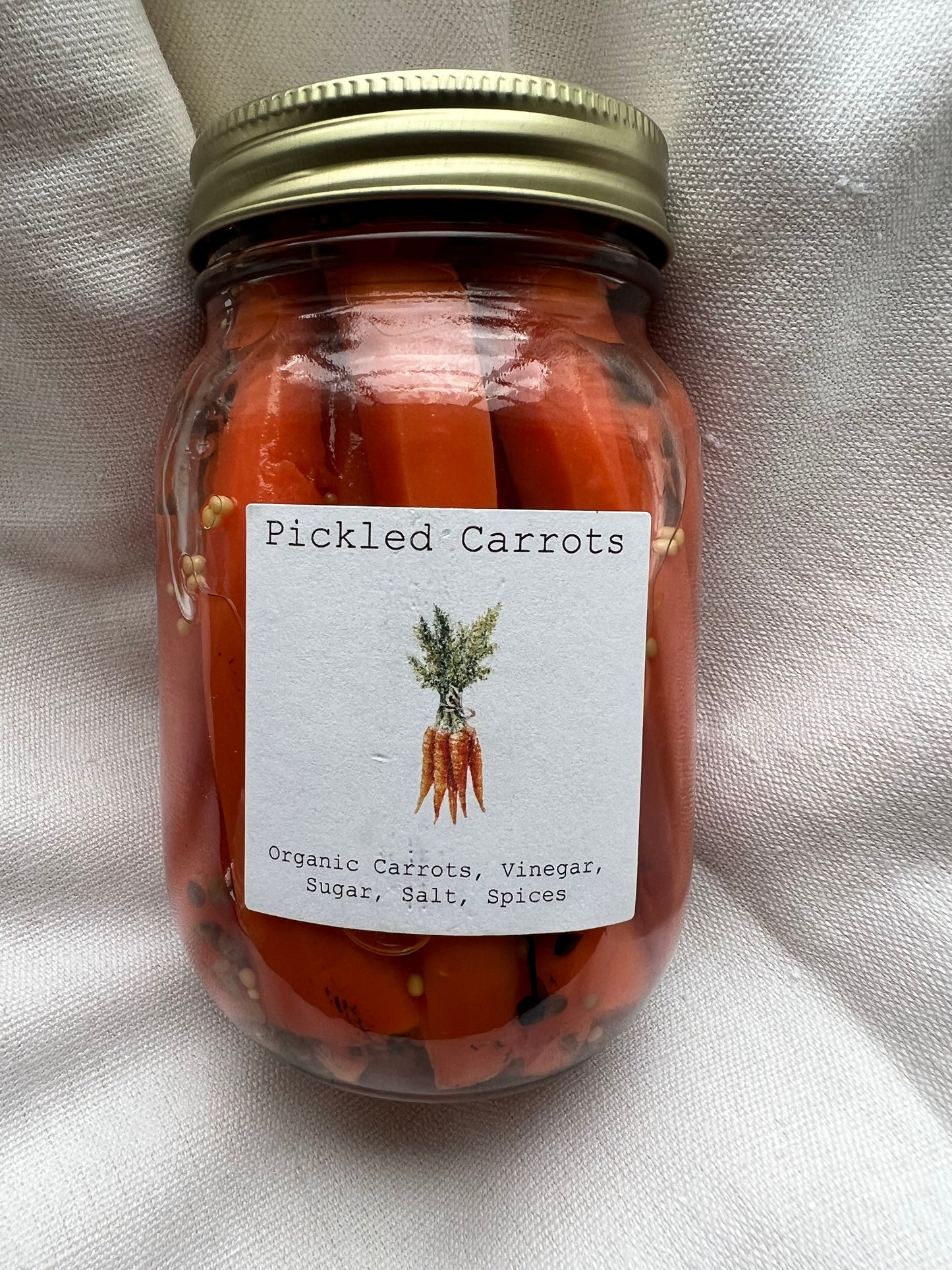 Sweet Pickled Carrots 500ml