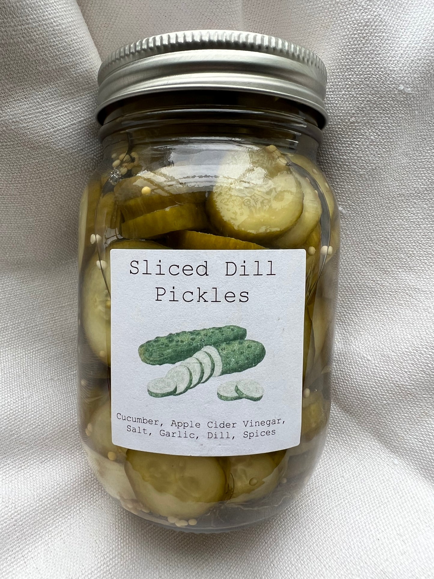 Sliced Dill Pickles 500ml