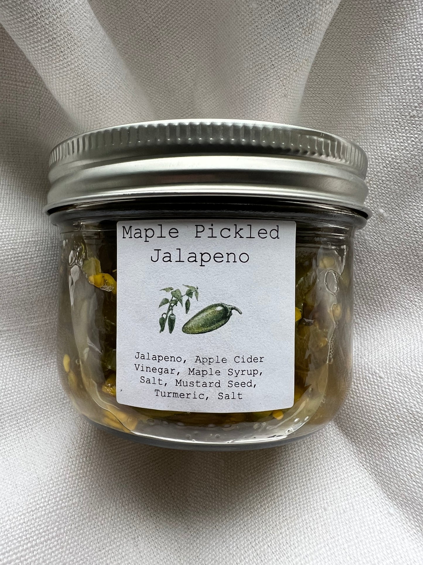 Maple Pickled Jalapeños 250ml