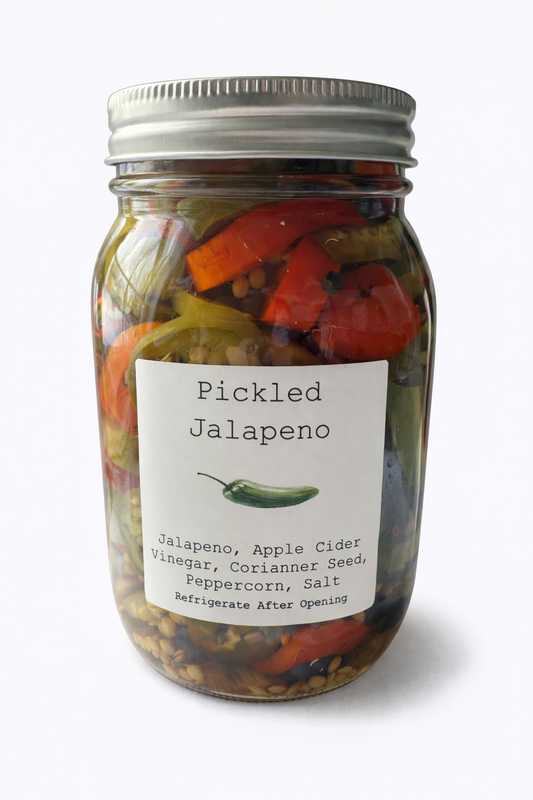 Pickled Jalapeños 500ml