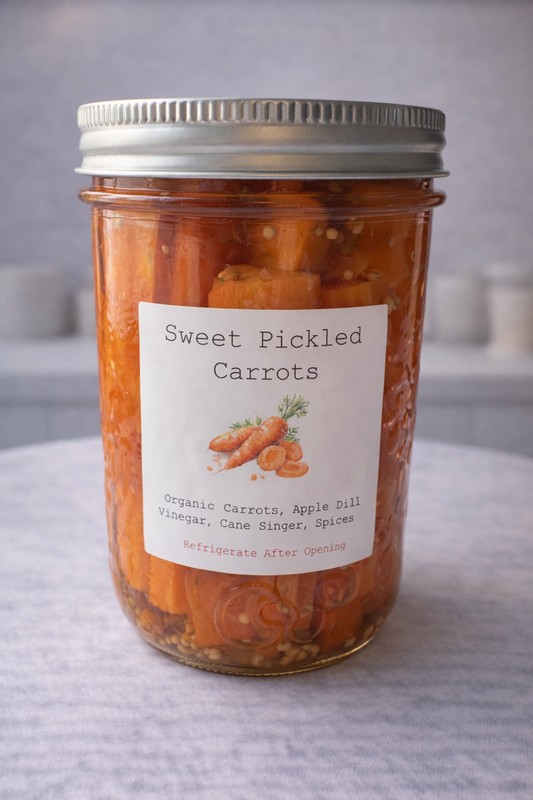 Sweet Pickled Carrots 500ml