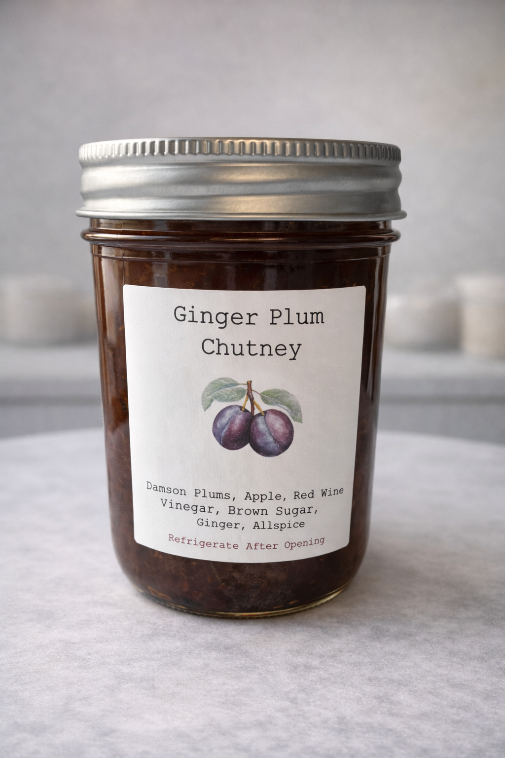 Ginger Plum Chutney 250ml