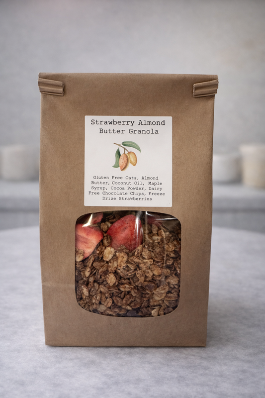 Strawberry Almond Butter Granola Bag 1lb