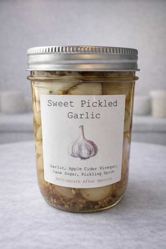 Sweet Pickled Garlic 250ml