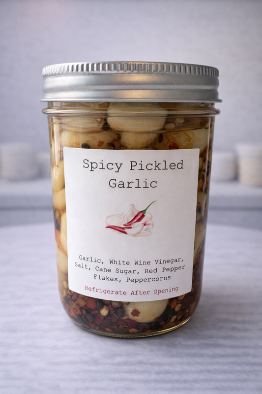 Spicy Pickled Garlic 250ml
