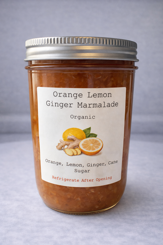 Orange Lemon Ginger Marmalade 250ml