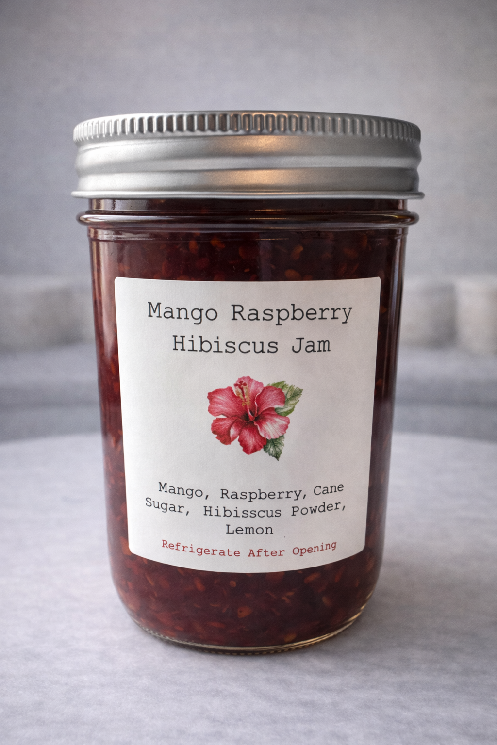 Mango Raspberry Hibiscus Jam 250ml