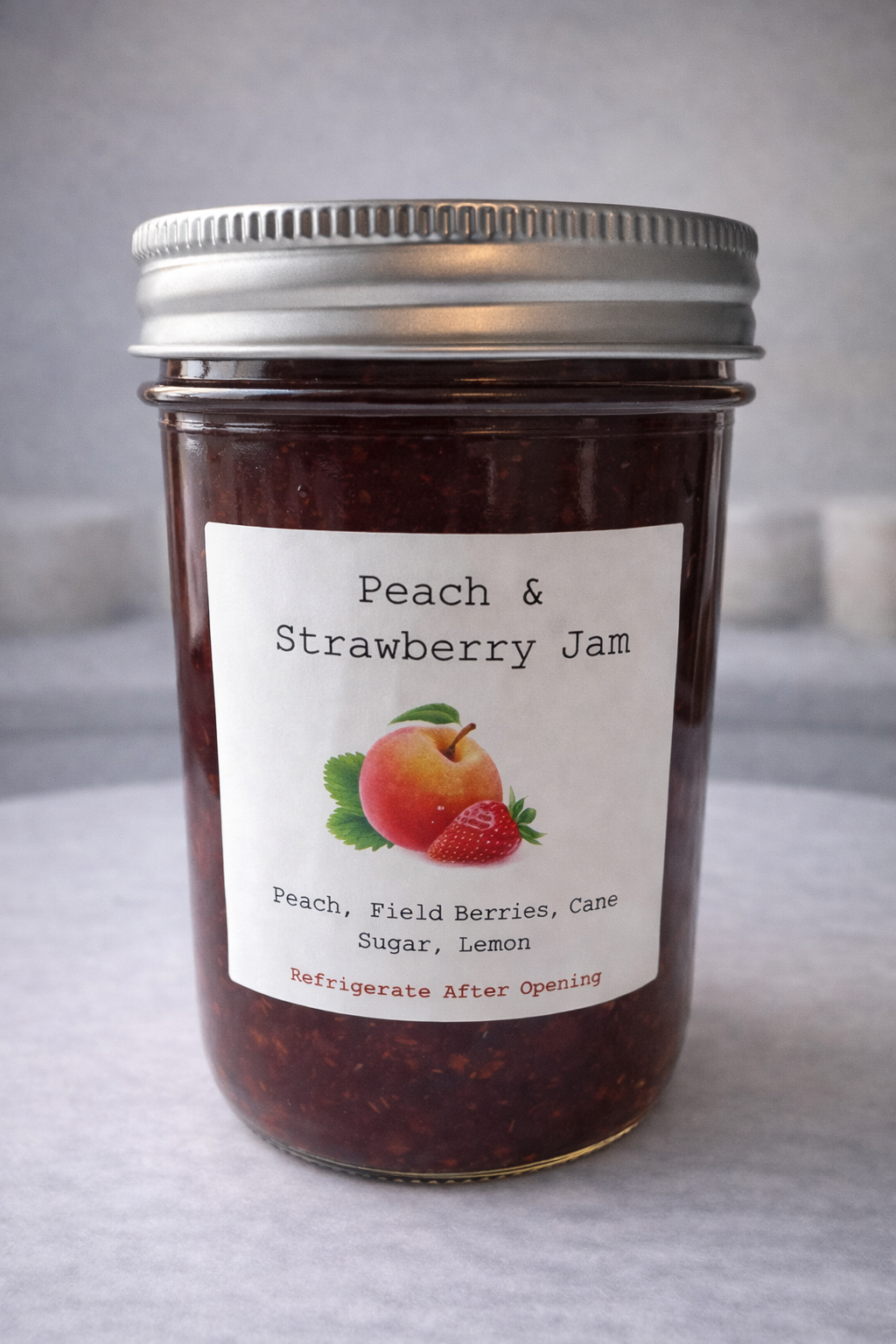 Strawberry Peach Jam 250ml