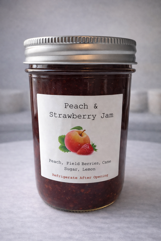 Strawberry Peach Jam 250ml