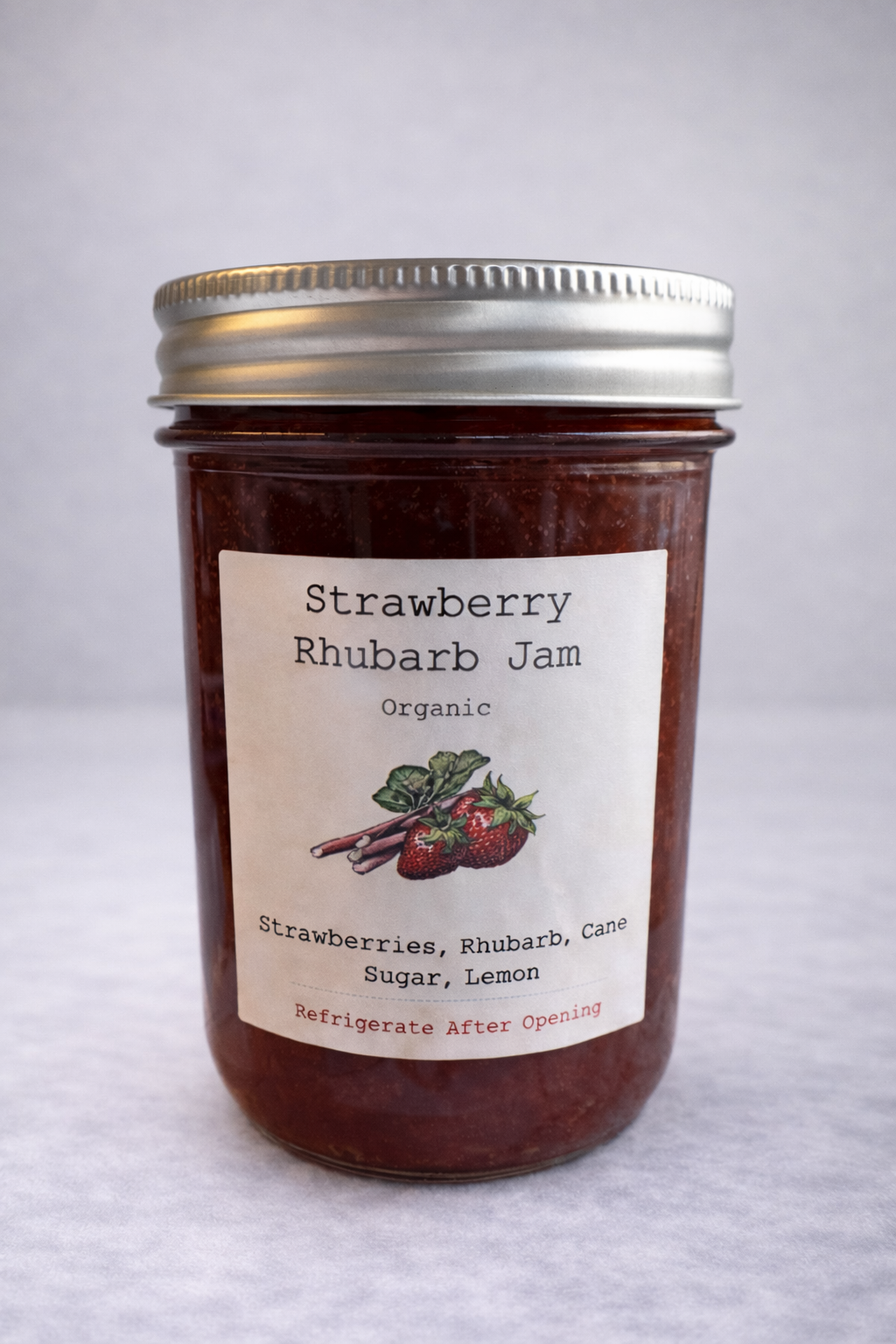 Strawberry Rhubarb Jam 250ml
