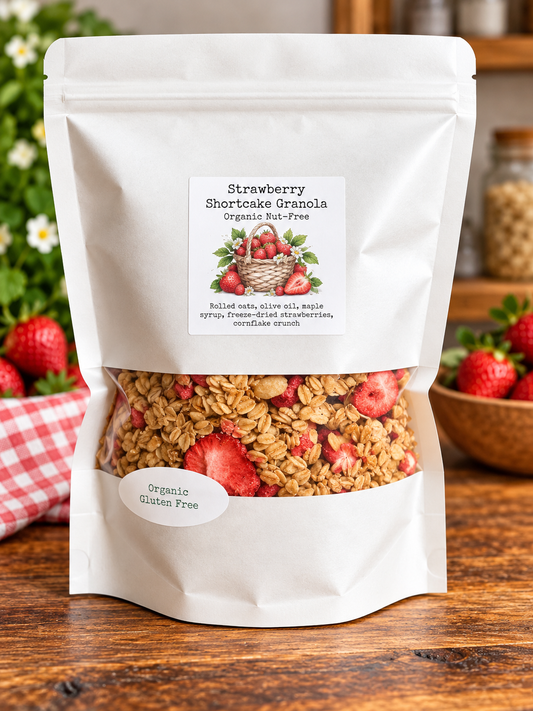Strawberry Shortcake Granola 1.2lb Bag (NUT FREE)