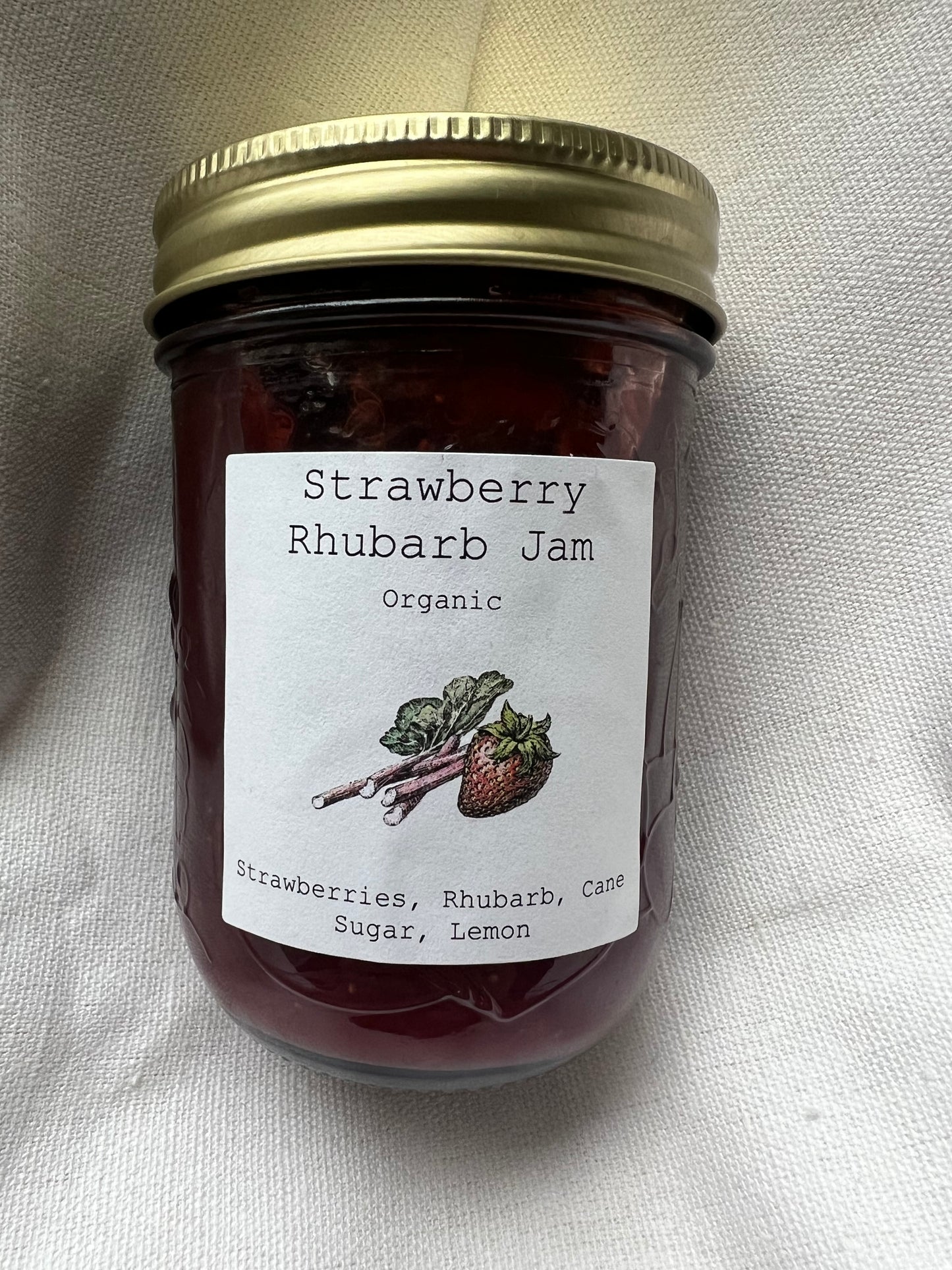 Strawberry Rhubarb Jam 250ml