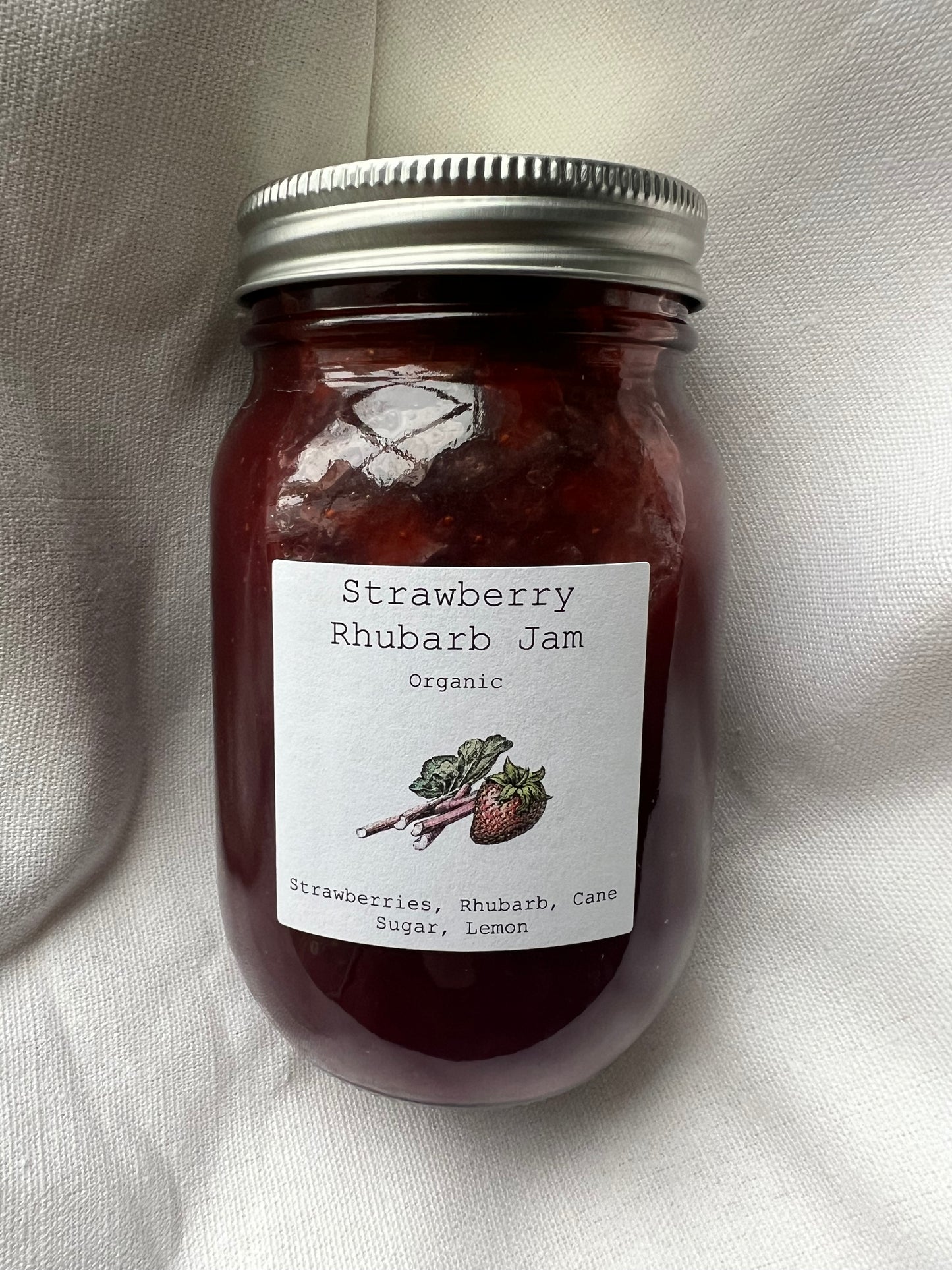 Strawberry Rhubarb Jam 500ml