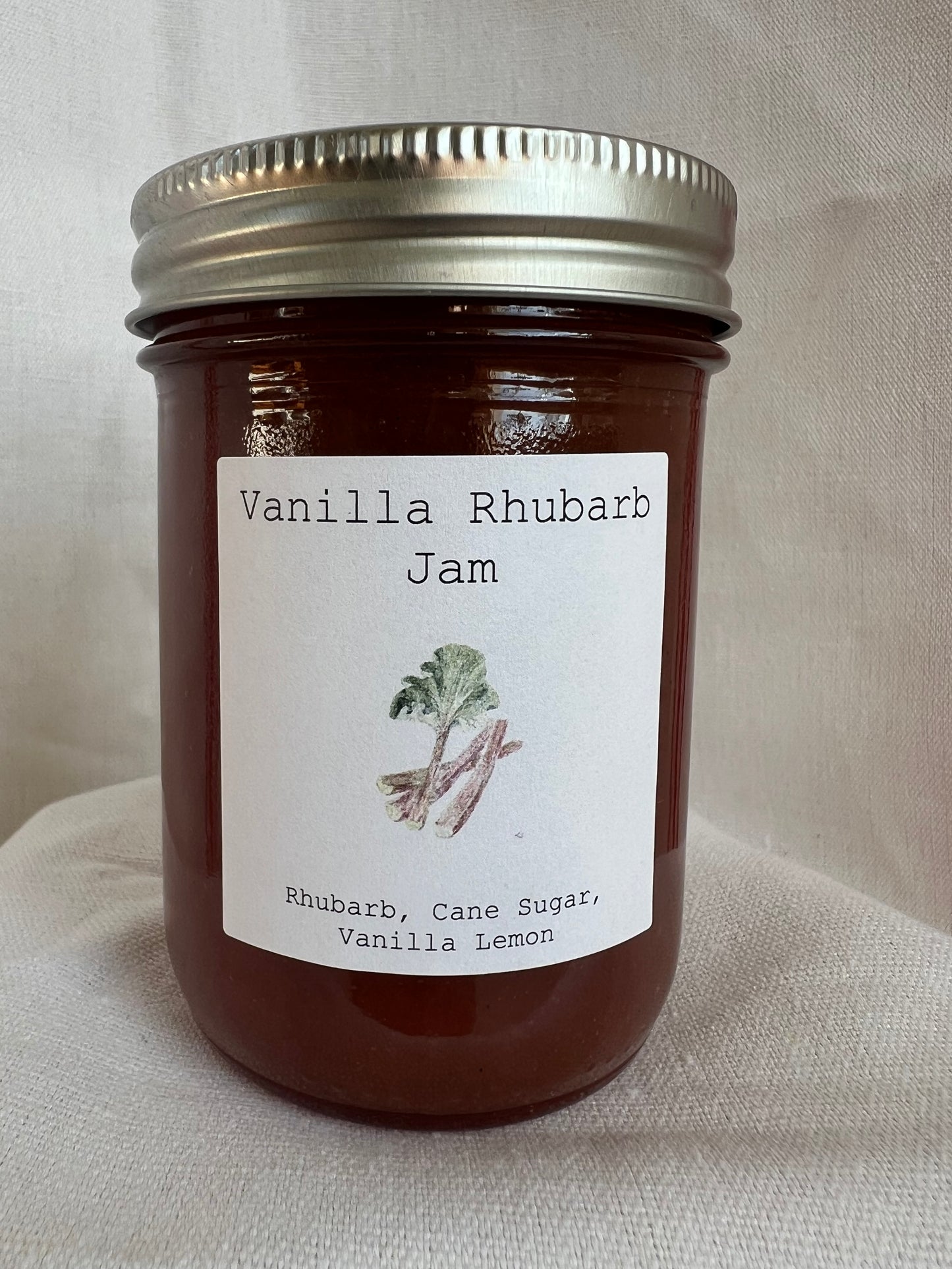 Rhubarb Vanilla Jam 250ml